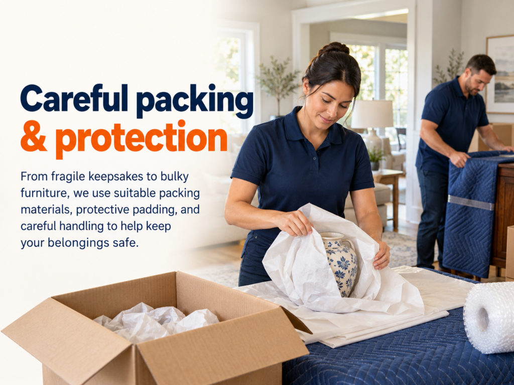 Careful packing & protection