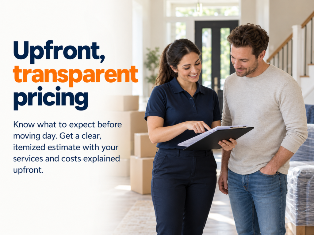 Upfront, transparent pricing